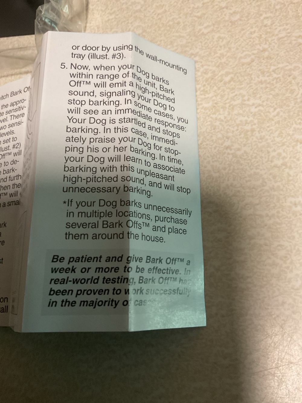 Bark off training aid - Picture 5 of 5